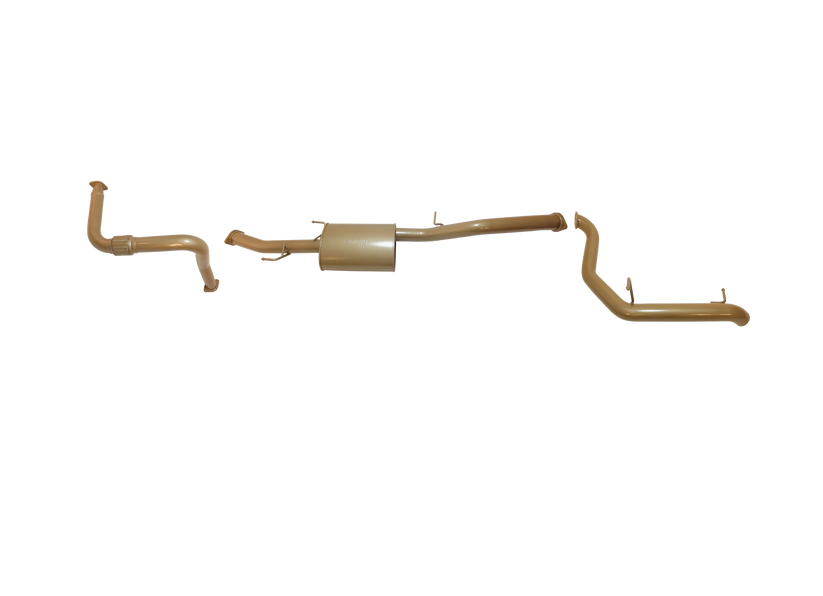 King Brown - Mitsubishi NM Pajero TD 2000/2002 - Single 3" with Rear Pipe Only Kit