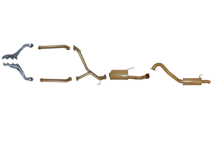 KingBrown - Toyota Land Cruiser 100 Series V8 4.7L Petrol (1998-2008) SUV Single 3" with CAT Delete Pipes and Headers Kit Exhaust