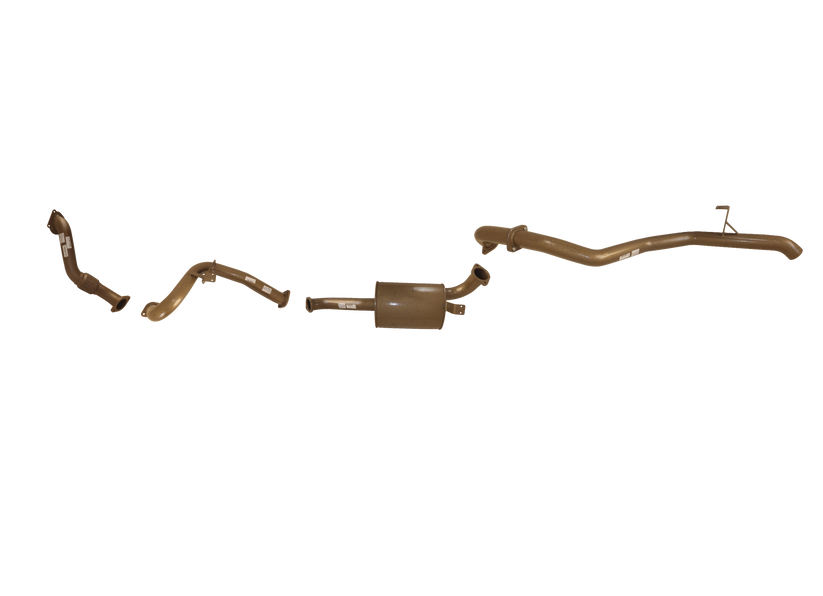 King Brown - Toyota Landcruiser 80 Series 4.2L Turbo Diesel 1990 to 1997 Factory Turbo Back - Single 3" Kit