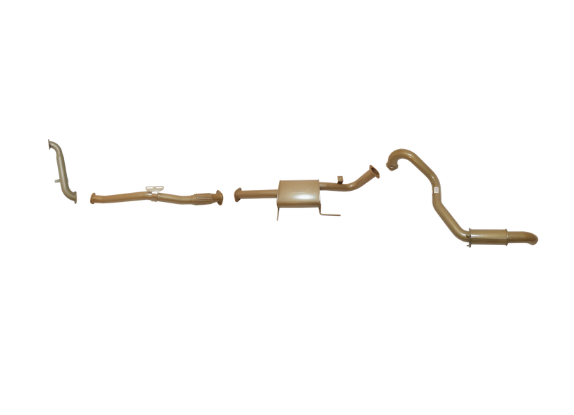 King Brown - Nissan Patrol GU MKII Ute & Wagon 3L TD Mk I & Mk II 2000 to 2016 (without DPF/Air Purifier) - Single 3" Kit
