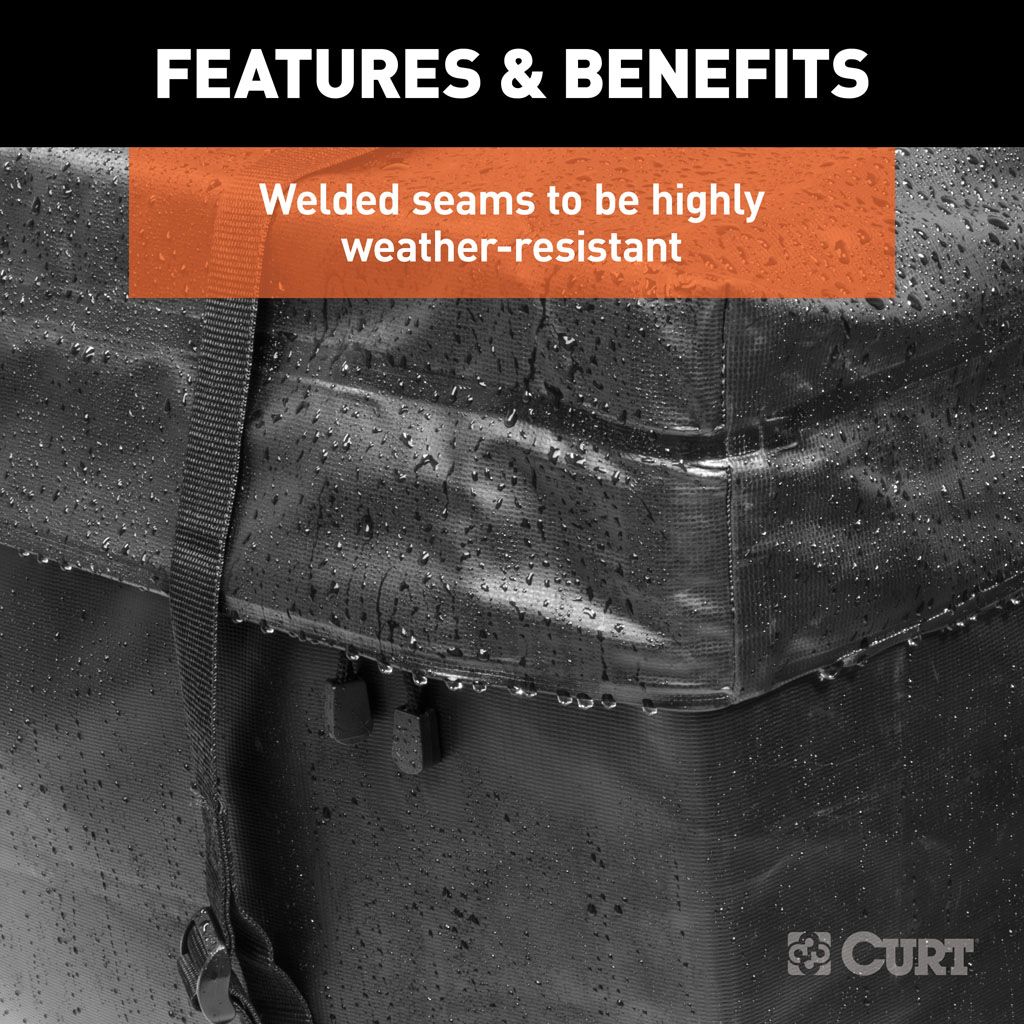 CURT - Weather Resistant Vinyl Cargo Bag (142cm x 46cm x 53cm)