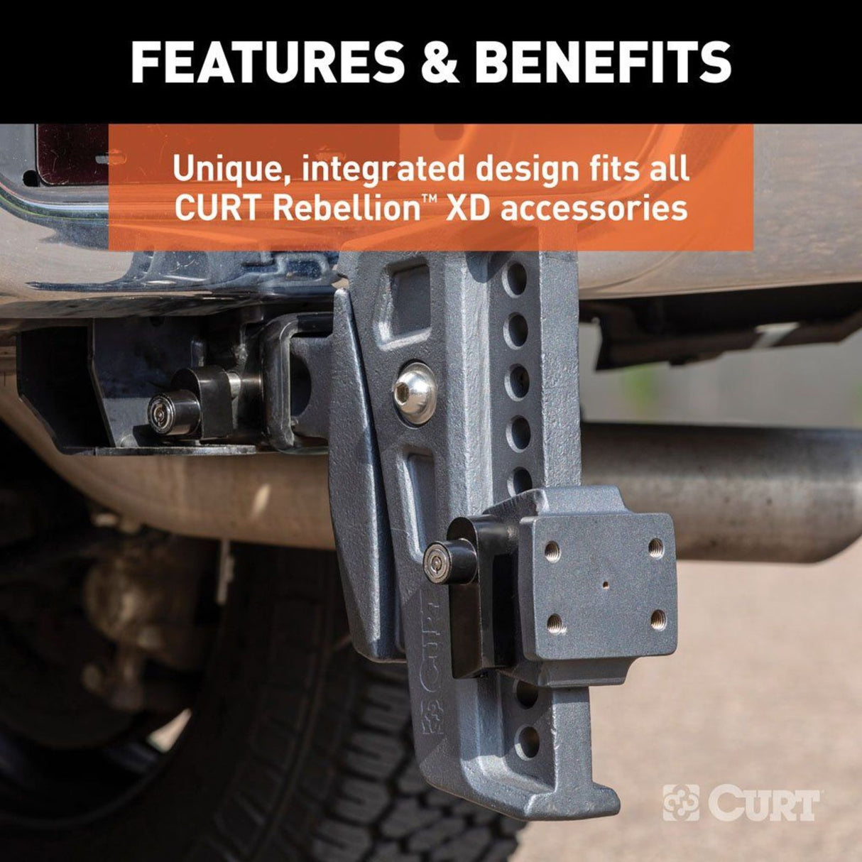 CURT - Rebellion XD Tongue And Hitch Lock Set