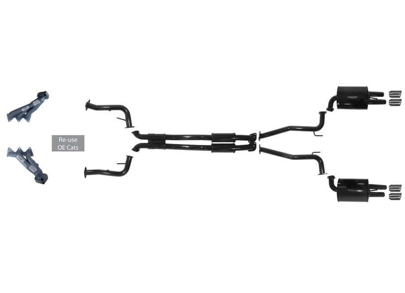 Pacemaker - Holden VE 6 Cylinder Up To 2012 with Headers SV6 Duel Outlet