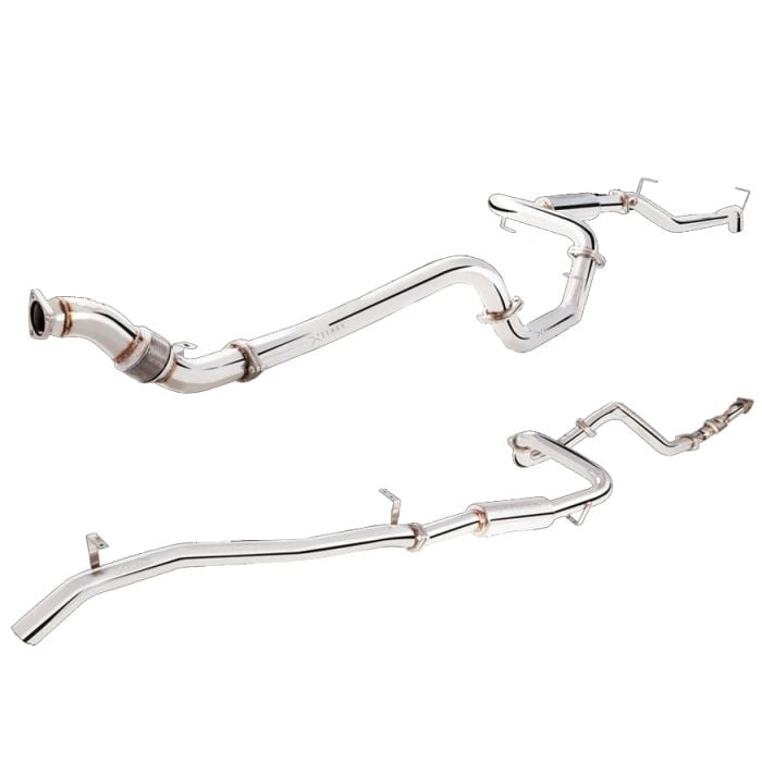 XFORCE - TOYOTA LANDCRUISER 76 SERIES WAGON (2007-2016), 3″ Turbo Back System without Cat Converter Mild Steel