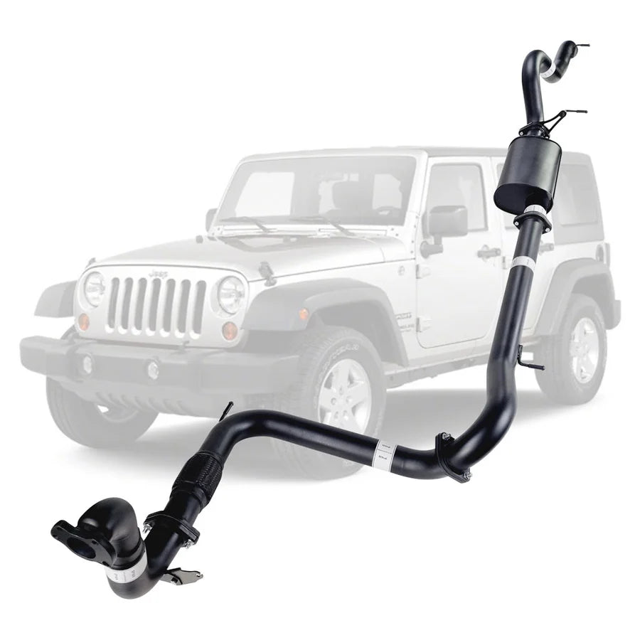 ESA 4X4 - Jeep Wrangler JK (2007-2010) 2.8L CRD 3 Inch Turbo Back Exhaust
