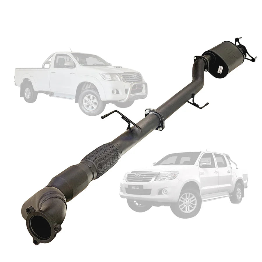 ESA 4X4 - Toyota Hilux KUN 3.0L 1KD-FTV D4D (2005-2015) 3 Inch Turbo Back Exhaust