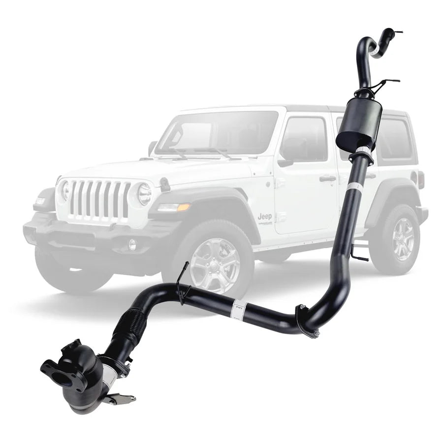 ESA 4X4 - Jeep Wrangler JK (2010-2015) 2.8L Diesel 3" Turbo Back Exhaust