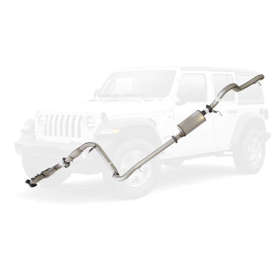 ESA 4X4 - Jeep Wrangler JK (2010-2015) 2.8L Diesel 3" Turbo Back Exhaust