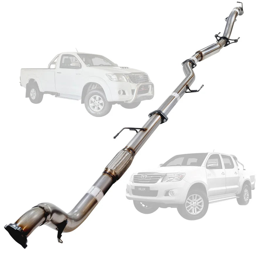 ESA 4X4 - Toyota Hilux KUN 3.0L 1KD-FTV D4D (2005-2015) 3 Inch Turbo Back Exhaust