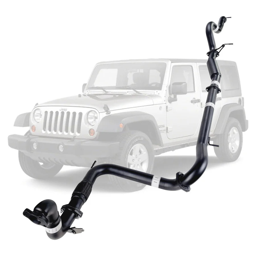 ESA 4X4 - Jeep Wrangler JK (2007-2010) 2.8L CRD 3 Inch Turbo Back Exhaust