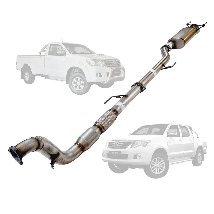 ESA 4X4 - Toyota Hilux KUN 3.0L 1KD-FTV D4D (2005-2015) 3 Inch Turbo Back Exhaust