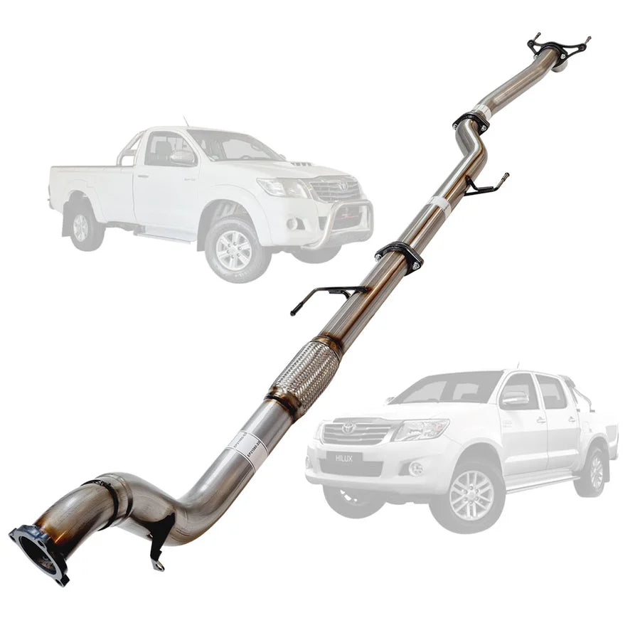 ESA 4X4 - Toyota Hilux KUN 3.0L 1KD-FTV D4D (2005-2015) 3 Inch Turbo Back Exhaust