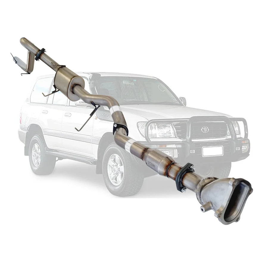 ESA 4X4 - Toyota Landcruiser 100 Series HDJ100 1HD-FTE Wagon 3 Inch Turbo Back Exhaust