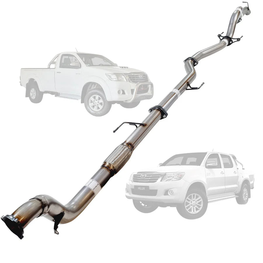 ESA 4X4 - Toyota Hilux KUN 3.0L 1KD-FTV D4D (2005-2015) 3 Inch Turbo Back Exhaust