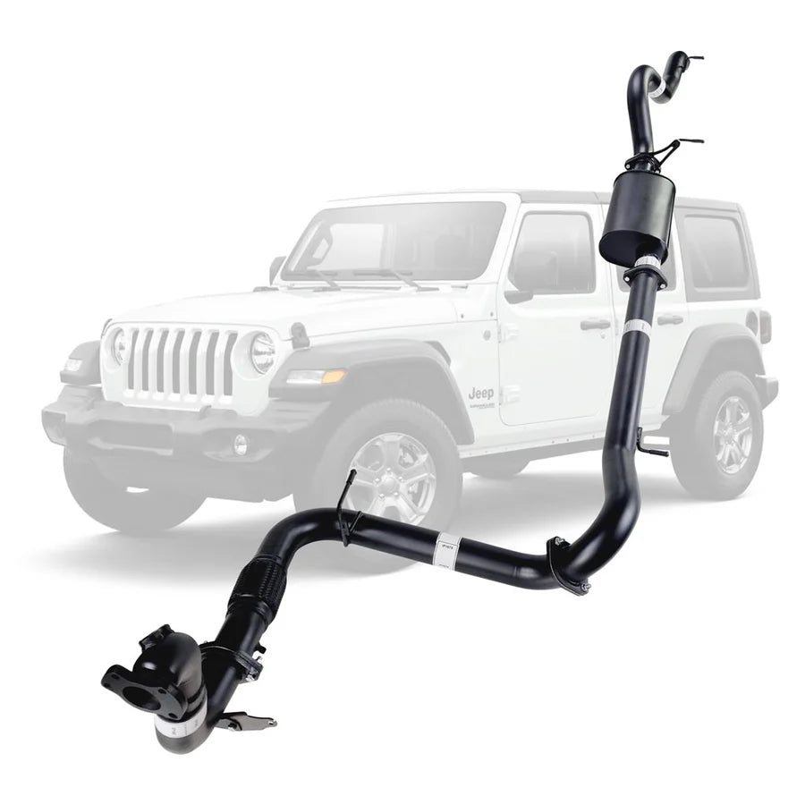 ESA 4X4 - Jeep Wrangler JK (2010-2015) 2.8L Diesel 3" Turbo Back Exhaust