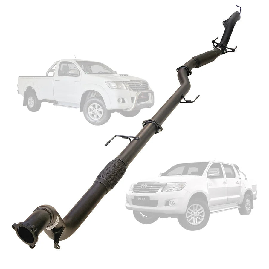ESA 4X4 - Toyota Hilux KUN 3.0L 1KD-FTV D4D (2005-2015) 3 Inch Turbo Back Exhaust
