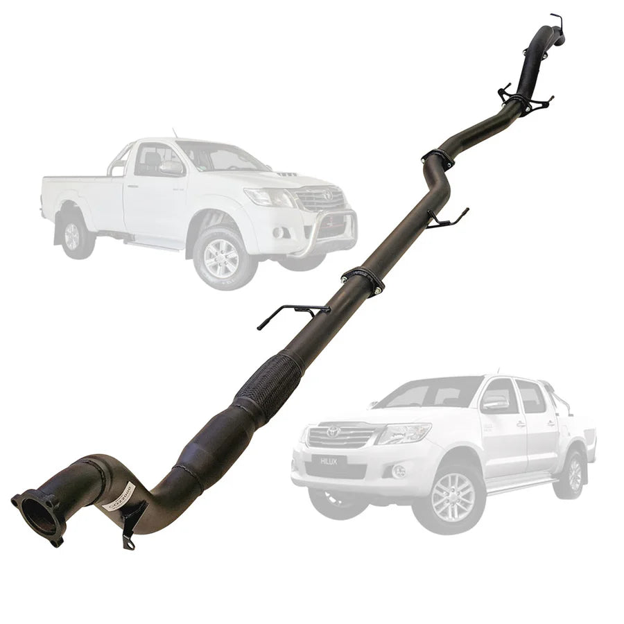ESA 4X4 - Toyota Hilux KUN 3.0L 1KD-FTV D4D (2005-2015) 3 Inch Turbo Back Exhaust