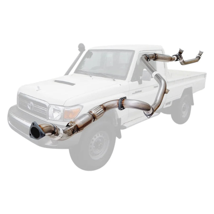 ESA 4X4 - Toyota Landcruiser 79 Series VDJ79R V8 S Cab Ute 3 Inch Turbo Back Exhaust