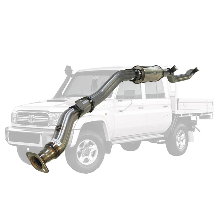 ESA 4X4 - Toyota Landcruiser 79 Series VDJ 4.5L 4 Inch DPF Back Exhaust