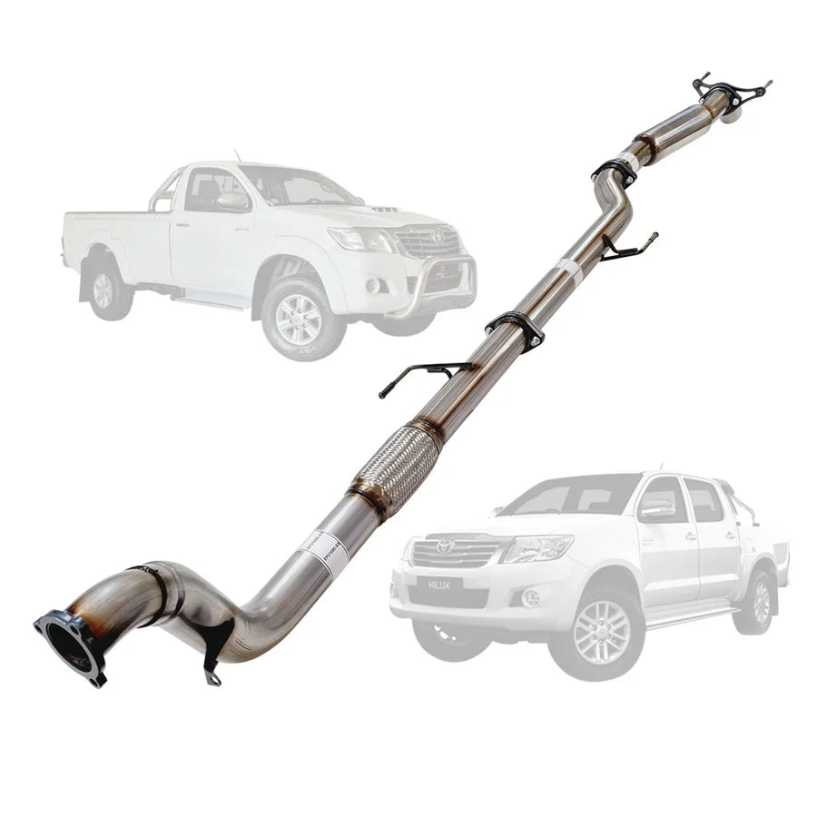 ESA 4X4 - Toyota Hilux KUN 3.0L 1KD-FTV D4D (2005-2015) 3 Inch Turbo Back Exhaust