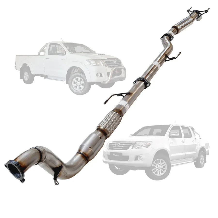 ESA 4X4 - Toyota Hilux KUN 3.0L 1KD-FTV D4D (2005-2015) 3 Inch Turbo Back Exhaust