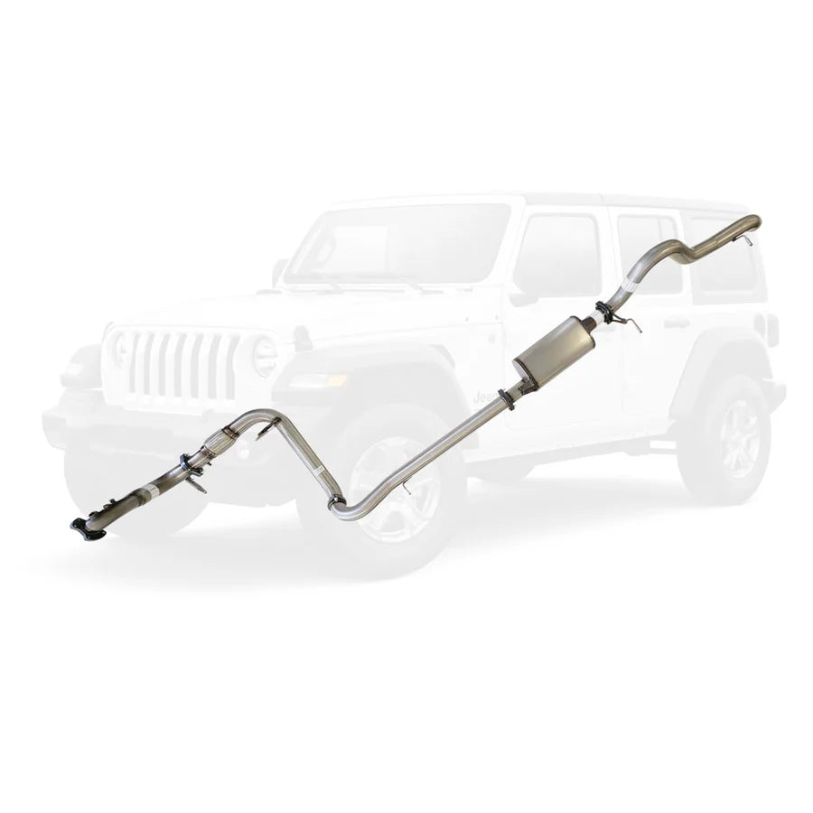 ESA 4X4 - Jeep Wrangler JK (2010-2015) 2.8L Diesel 3" Turbo Back Exhaust