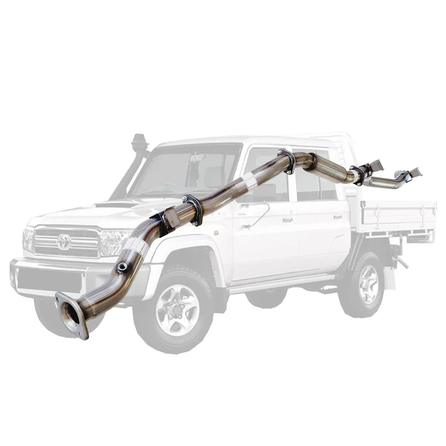 ESA 4X4 - Toyota Landcruiser 79 Series VDJ79R V8 Ute MY17 3 Inch DPF Back Exhaust