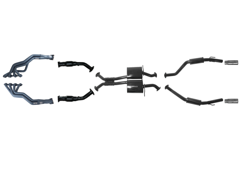 Pacemaker - Holden 2001 - 2005 CV8 Monaro Single Outlet 1 3/4" Tuned Headers 2 1/2 Inch System