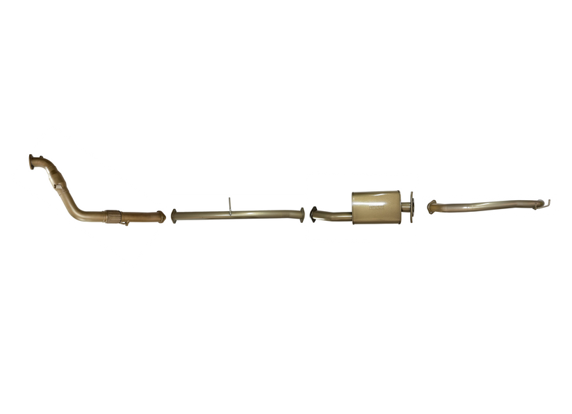 King Brown - Ford Ranger PX 3.2L TD 2011 to 2016 (without DPF/Air Purifier)- Single 3" with Centre Muffler and CAT Kit