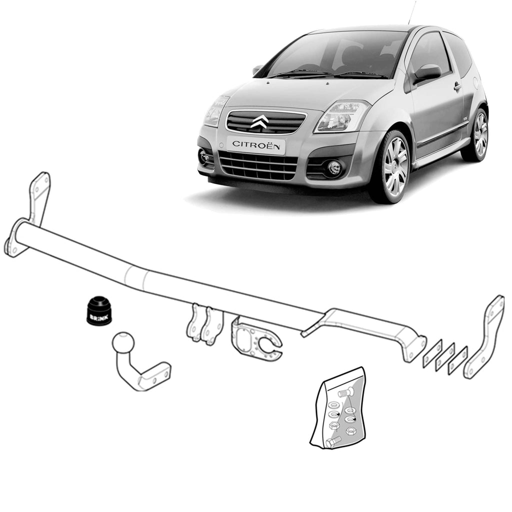 BRINK - Citroen C2 (2003 - 2008) European Towbar