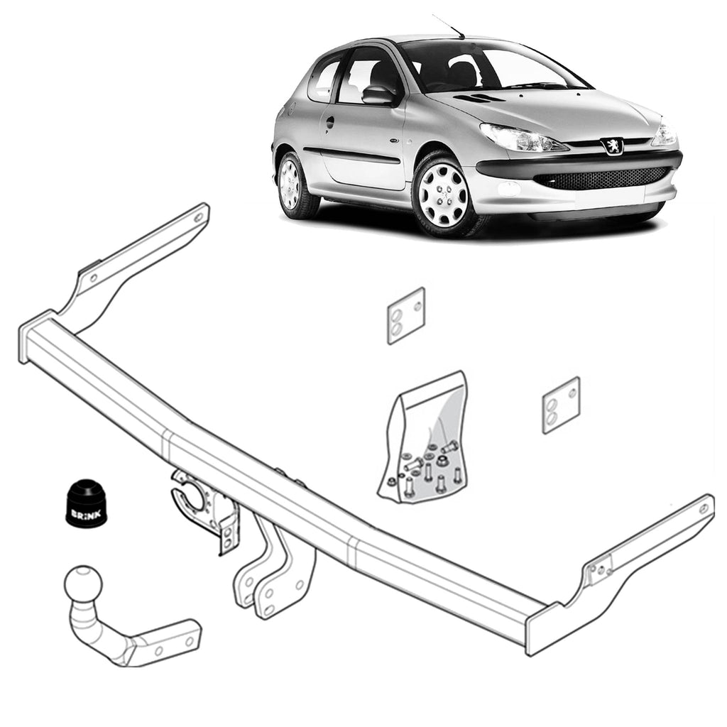 BRINK - Peugeot 206 (1998 - 2003) European Towbar