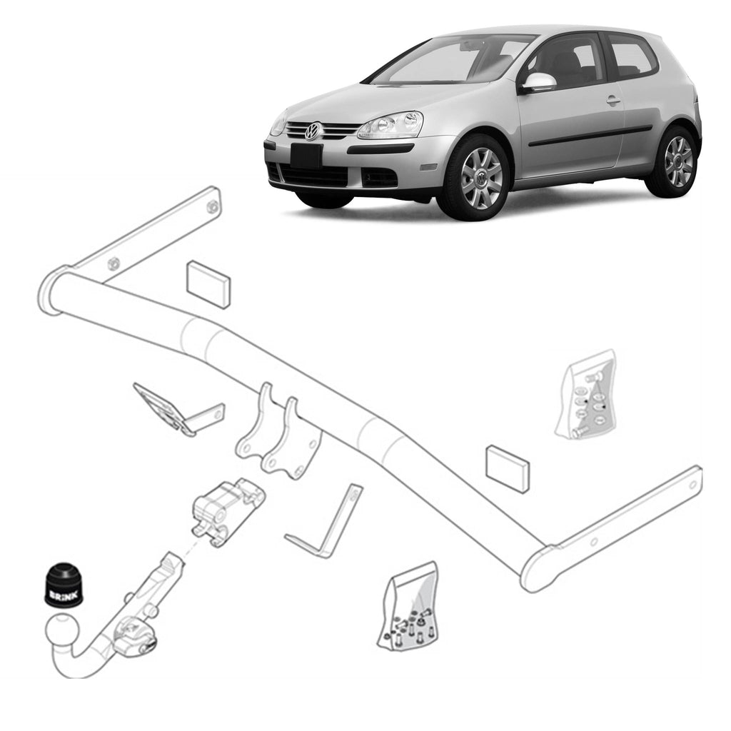 Brink - Volkswagen Golf (2003 - 2010) European Towbar