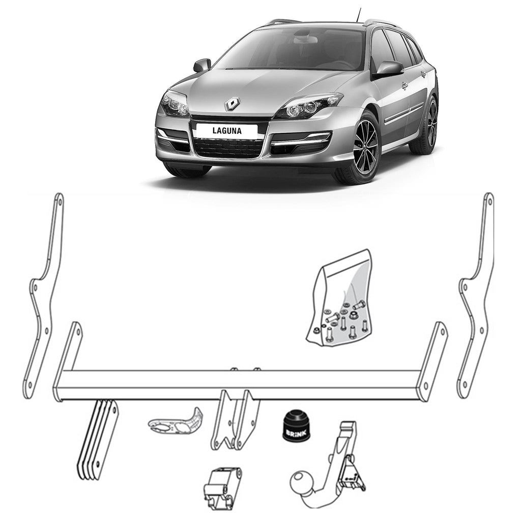Brink - Renault Laguna (2007 - 2015) European Towbar