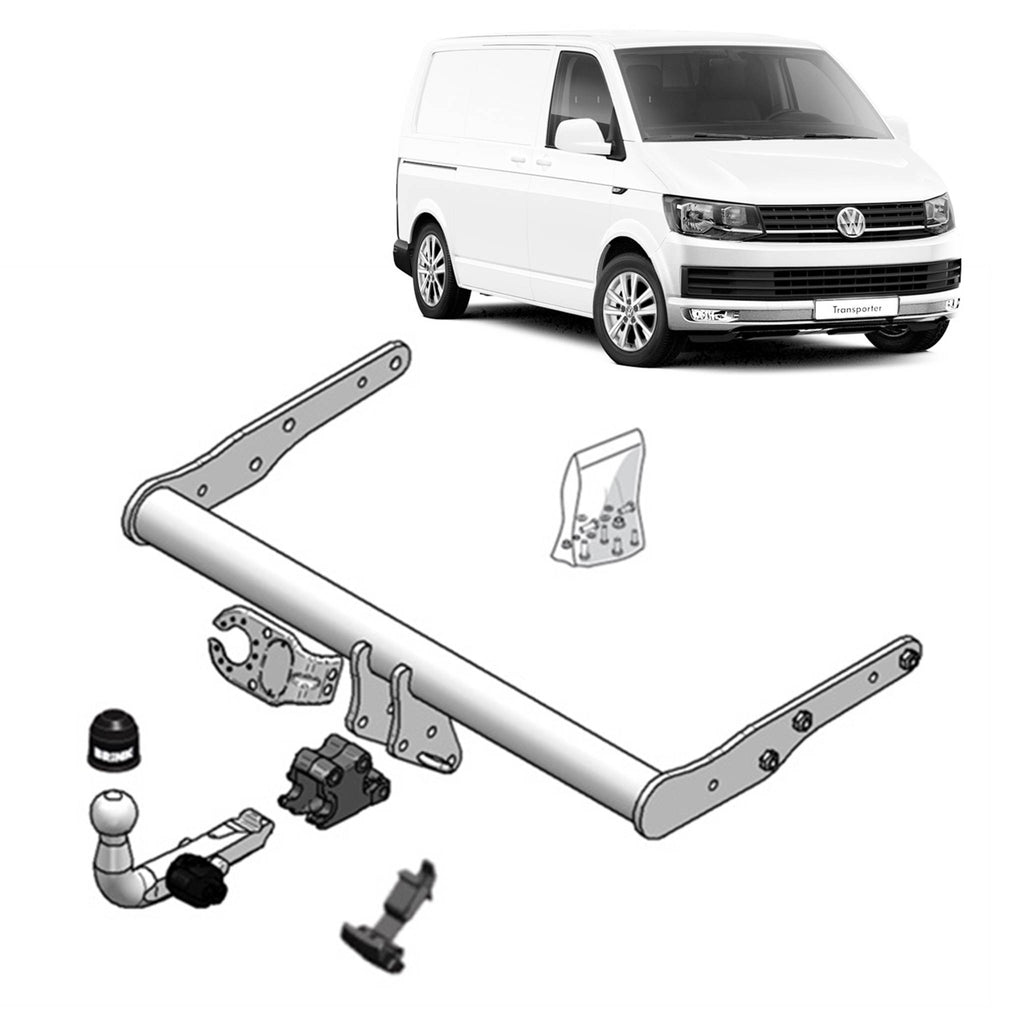 BRINK - Volkswagen Transporter, Caravelle, Multivan (2003 - on) European Towbar