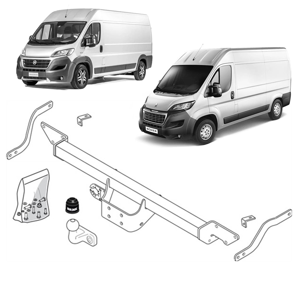 BRINK - Fiat Ducato (2006 - 2016), Fiat Ducato (2006 - 2019), Peugeot Boxer (2011 - 2019), Peugeot Boxer (2015 - 2019) European Towbar