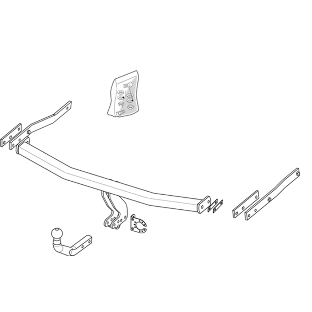 BRINK - Towbar to suit Renault Megane (2008 - on), Grand Scénic (2004 - 2009), Scénic (2003 - 2009) Hatchback European Towbar