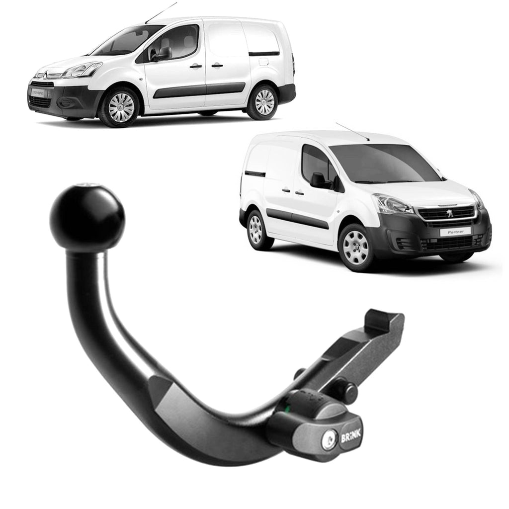BRINK - Peugeot Partner (2008 - 2018), Citroen Berlingo (2008 - 2018) European Towbar