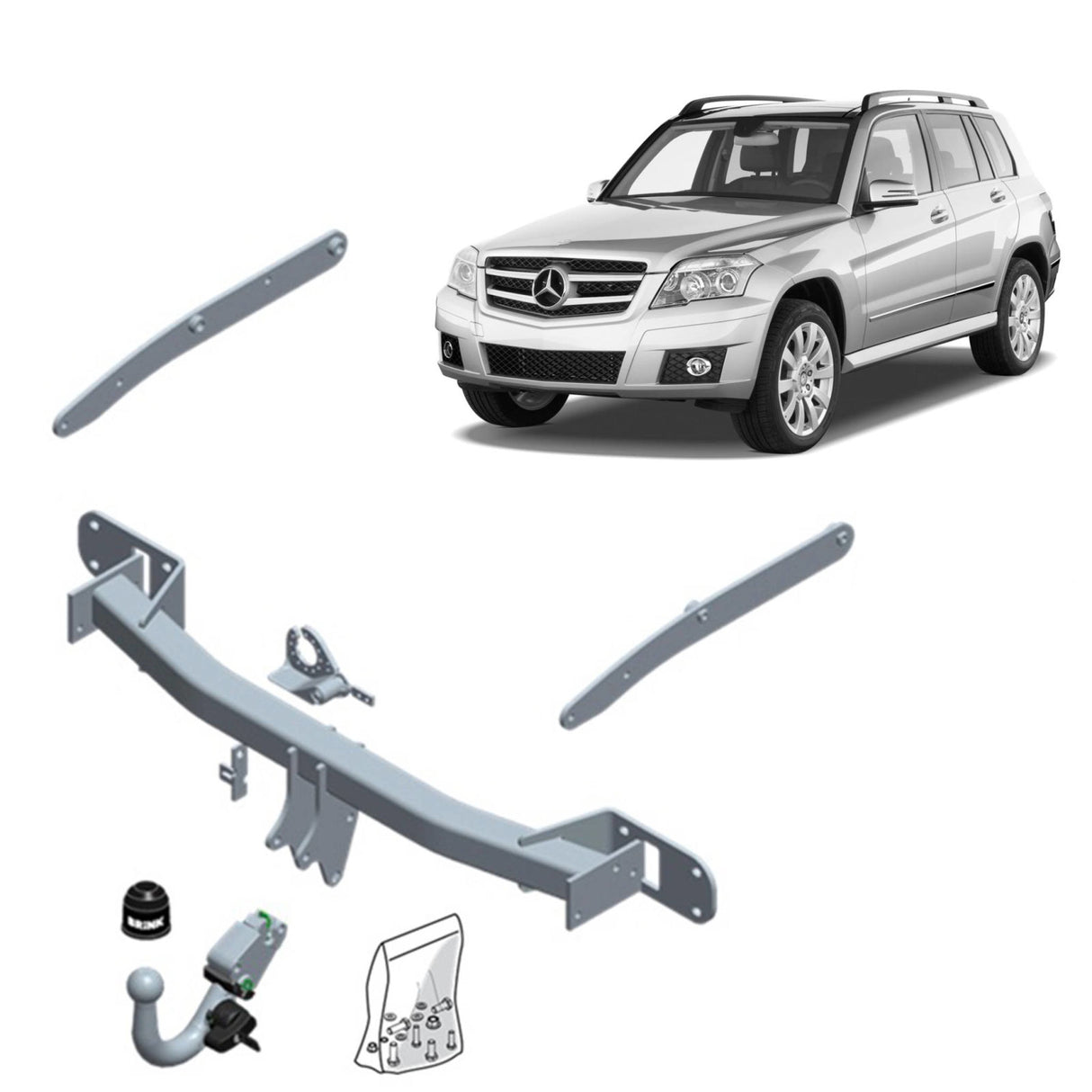 BRINK - MERCEDES-BENZ GLK-CLASS (2012 - 2015) SUV European Towbar