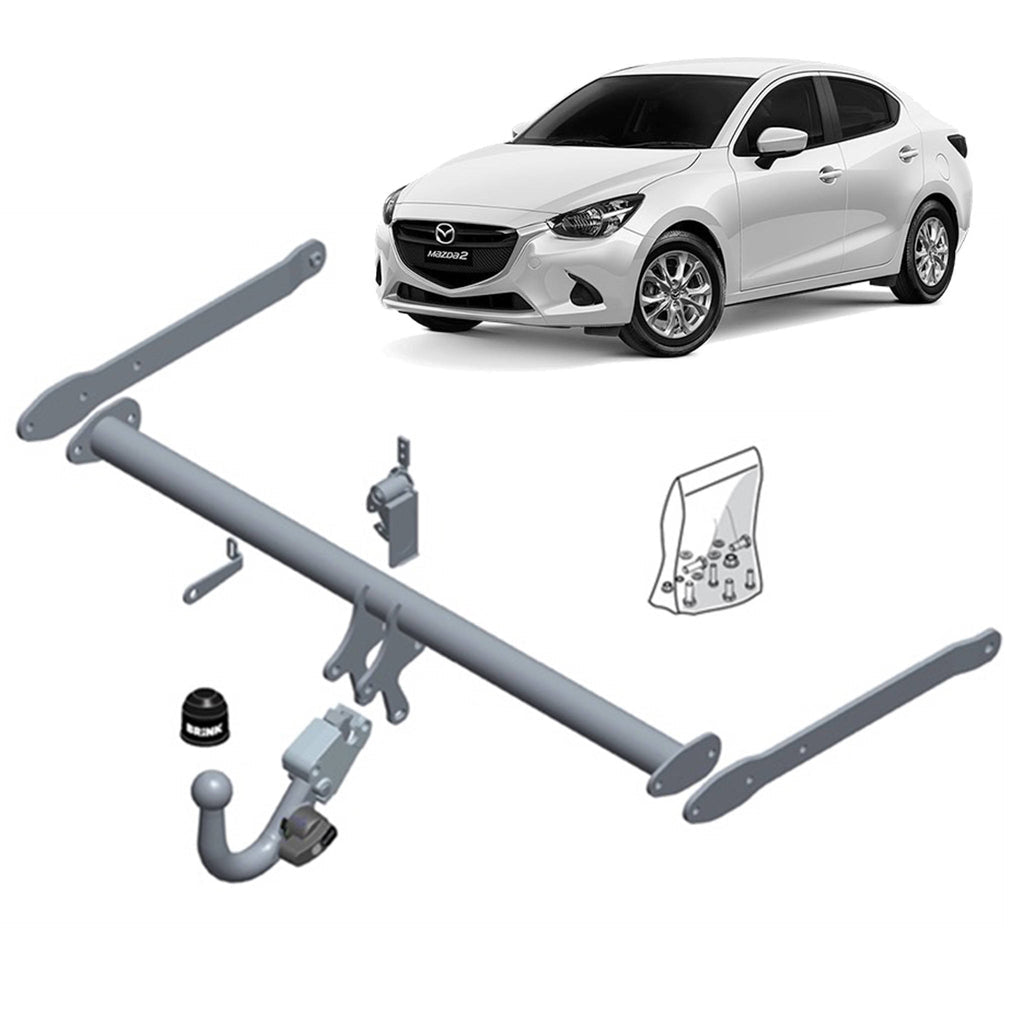 BRINK - Mazda 2 (2014 - on) Hatchback Detachable Towbar