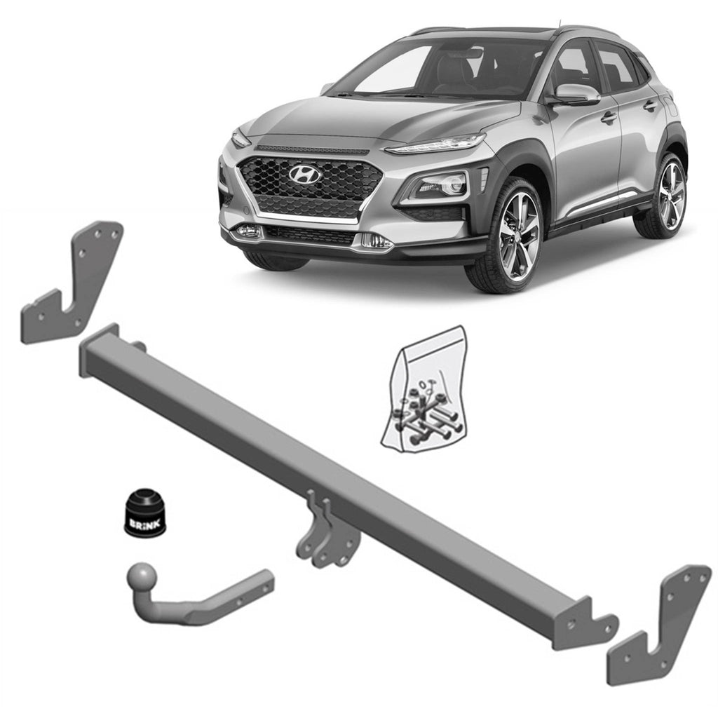 BRINK - Hyundai Kona OS OSE OSI (2017 - 2023) SUV Detachable Towbar