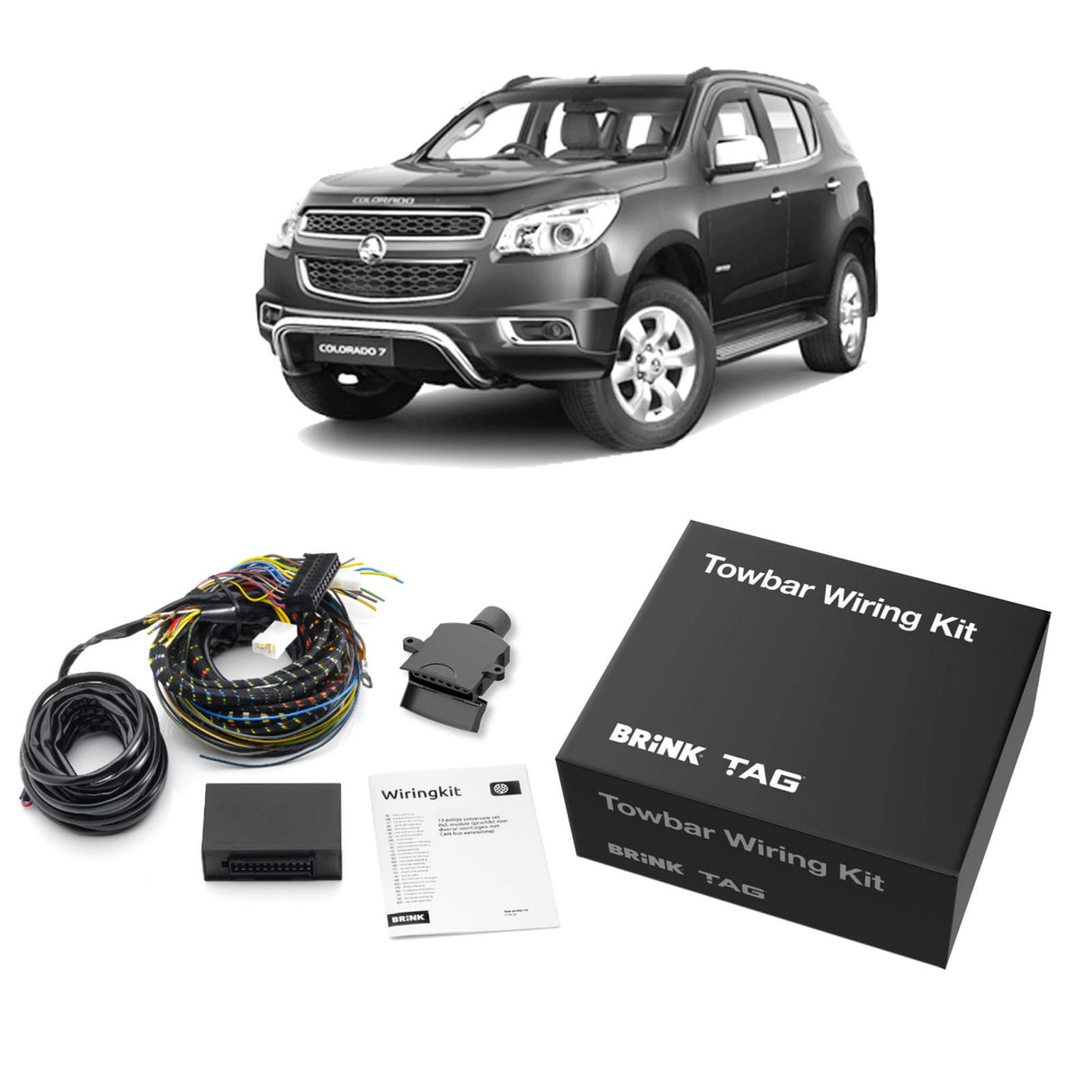 TAG | Heavy Duty Towbar & Direct Fit Wiring Kit | Holden Colorado RG 2012–2020 No Rear Step | T4H592-K101