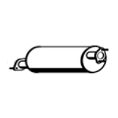 Standard Replacement - Holden Rodeo TF 4CYL 2&4WD LWB PETROL Muffler (BM4363) (Berklee)