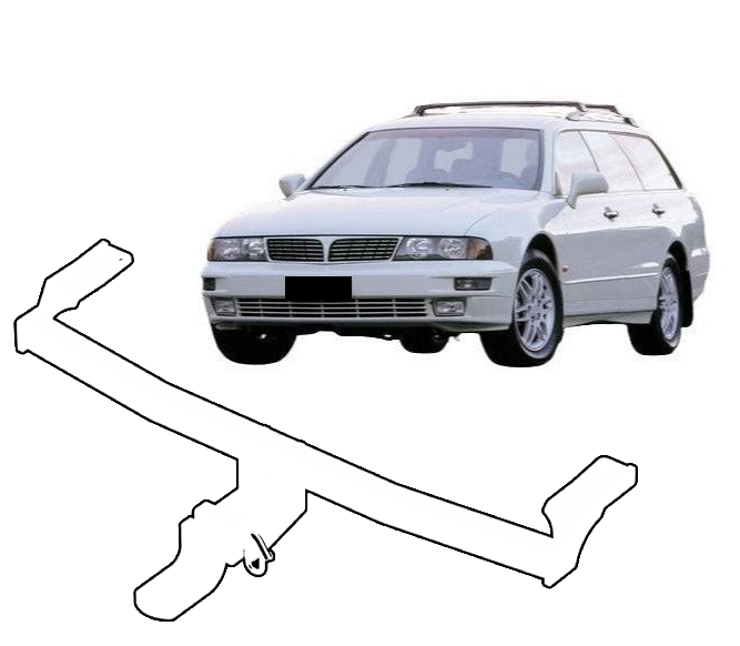 BTA Mitsubishi Verada KE/KF/KH/KJ/KL (03/1997 – 09/2005) Light Duty Towbar 1500/90kg Capacity