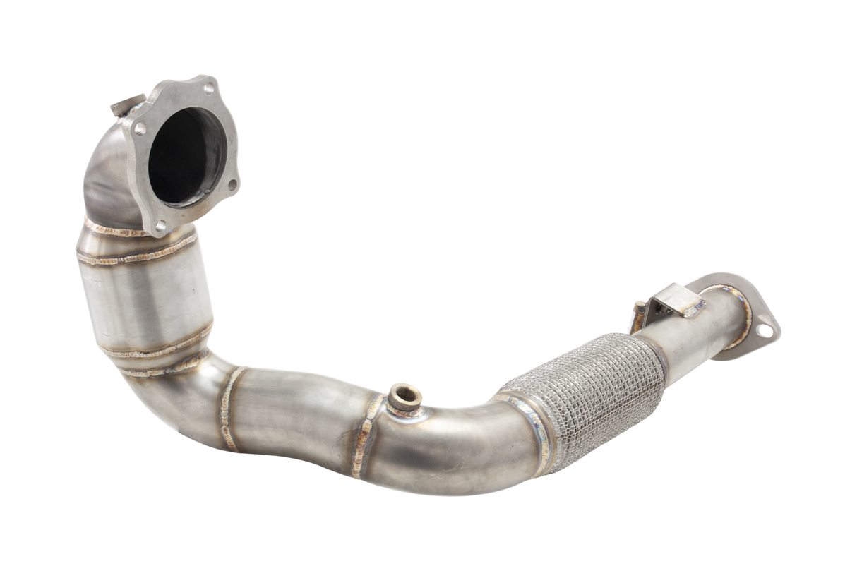 XForce | 2.5" Downpipe & High Flow Cat Kit | Hyundai i20N & i30 N-Line 2020-On | E2HYG4KITB