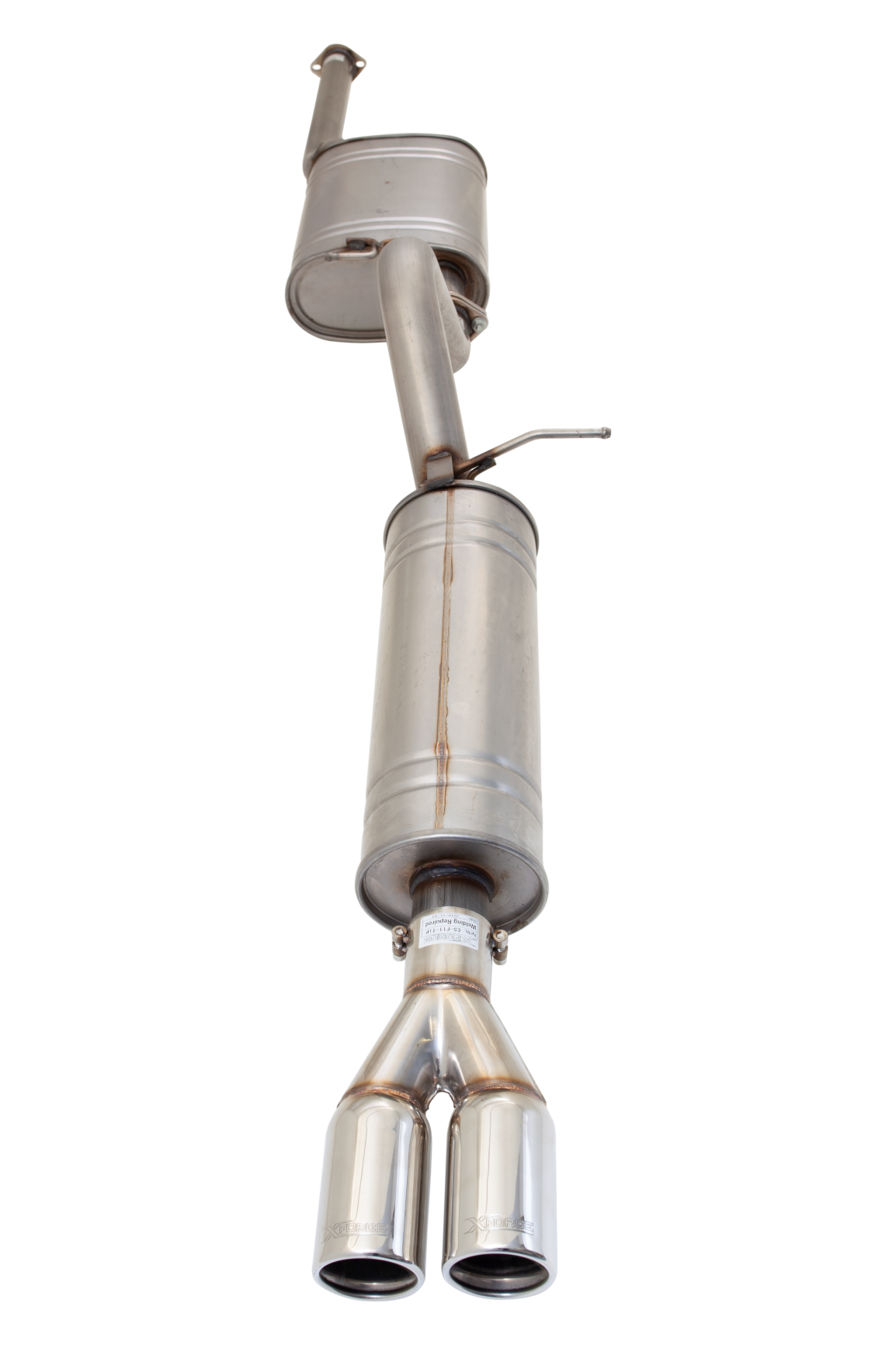 XForce | 2.5" 409 Stainless Cat-Back Exhaust | Ford Falcon FG Ute 2008-2014 | E4-FG11-CBS