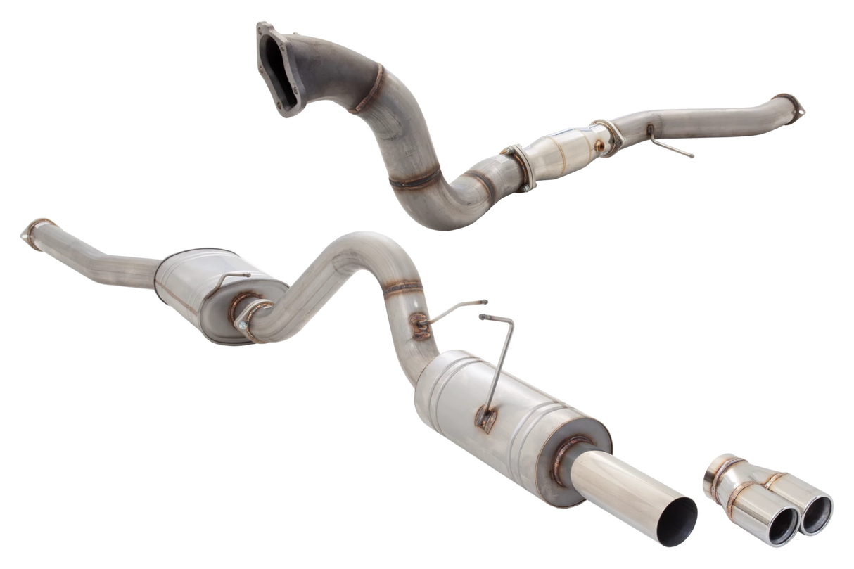 XForce - FORD, FORD PERFORMANCE VEHICLES F6, FALCON XR6 BA/BF TURBO UTE (2003-2007) 3.5" Inch Raw 409 Stainless Steel Turbo Back Exhaust System