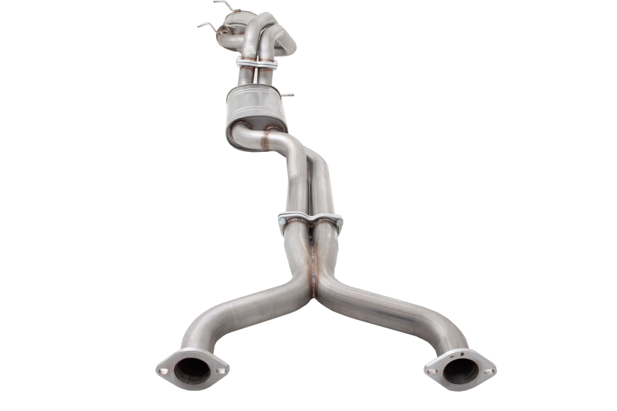 XFORCE - Ford Falcon BA/BF XR8 Sedan 2.5" Inch Raw 409 Stainless Steel Catback Exhaust System With Small Center Oval Muffler