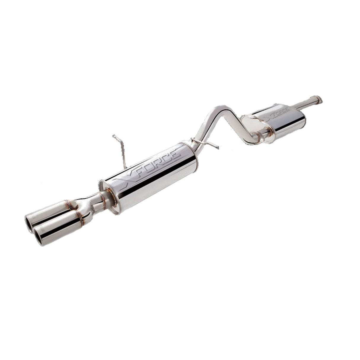 XFORCE - Ford Falcon FG N/A XL Ute 2.5" Inch Raw 409 Stainless Steel Catback Exhaust System