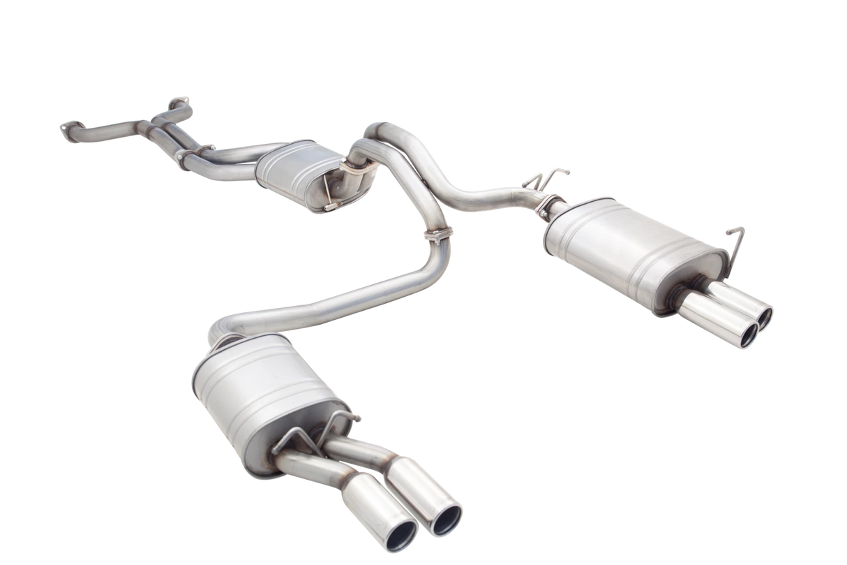 XFORCE - FORD GS, GT, GT-E, GT-P FG V8 5.4L SEDAN (2008-2011) 2.5" Inch Raw Stainless Steel Catback Exhaust System