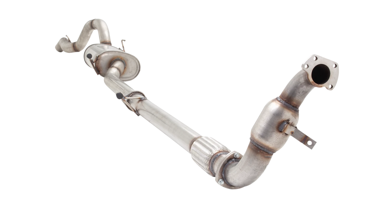 XFORCE - HOLDEN COLORADO RG 2012-2016, 3" Inch Raw Stainless Steel Turbo Back Exhaust System No Cat